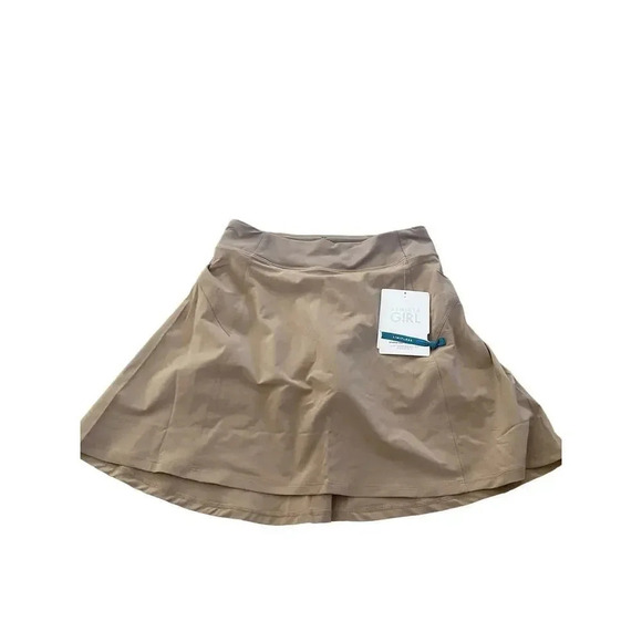 NWT Athleta Girl Taupe Khaki Everyday Tennis Skort Skirt Size XL - Picture 1 of 10